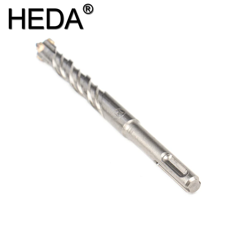 5-16Mm 9Pcs SDS Plus Shank 160Mm Listrik Palu Bor Bit Set Cross Tipe Baja Tungsten paduan untuk Batu Beton Batu