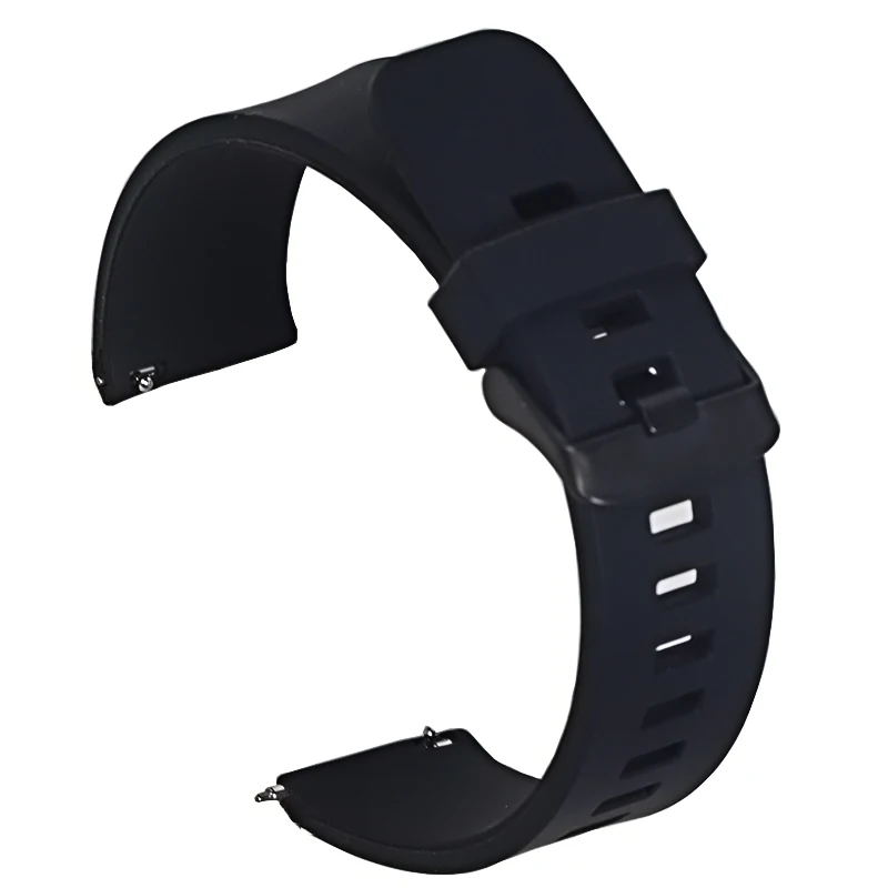 20mmwatch strap 22mm 24mm Universal Watch Band Silicone Rubber Link Bracelet Wrist Strap Light Soft For gear s3 huawei