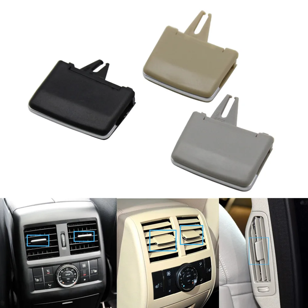 Car Rear AC Air Conditioning Vent Grille B Pillar Outlet Tab Slide Clip For Mercedes Benz M ML GL GLE GLS W166 W292 2012-2019 view 6