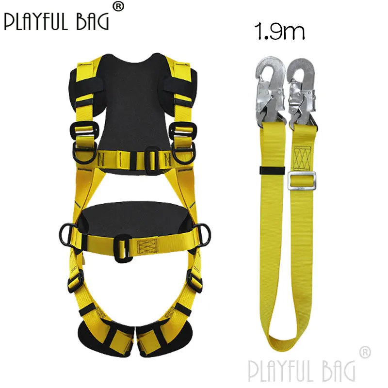 

PB Playful bag Full body five point safety Waist and back protection Outdoor High place working equipment ZL112.1