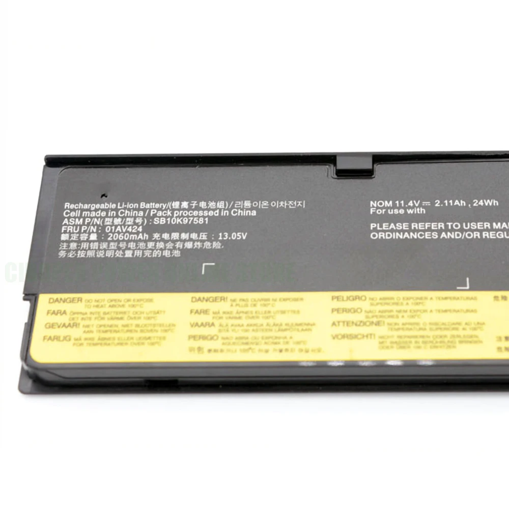 Imagem -02 - Nova Bateria Genuína do Portátil 01av424 Sb10k97581 11.4v 24wh 2080mah para T570 e T470 61 Seri cp