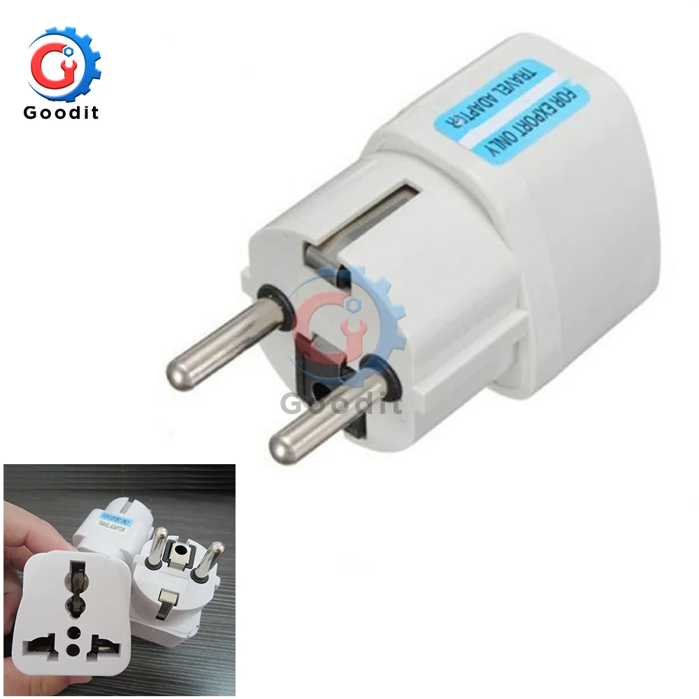 Universal UK US AU to EU AC Power Socket Plug Travel Charger Adapter Converter Travel Power Adapter Converter Electrical Charger