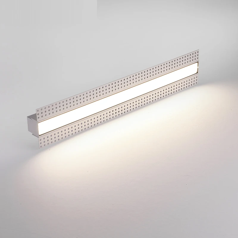 LED Downlight Garis Lampu Bar Kreatif Linear Tersembunyi Lampu Langit-langit Disematkan Ruang Tamu Koridor Pencahayaan Dalam Ruangan