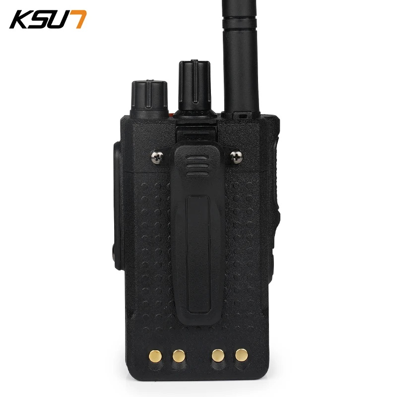 Mini Walkie Talkie profesional de largo alcance, dispositivo de comunicación con antena, recargable, Radio bidireccional, transceptor, KSUN-x55