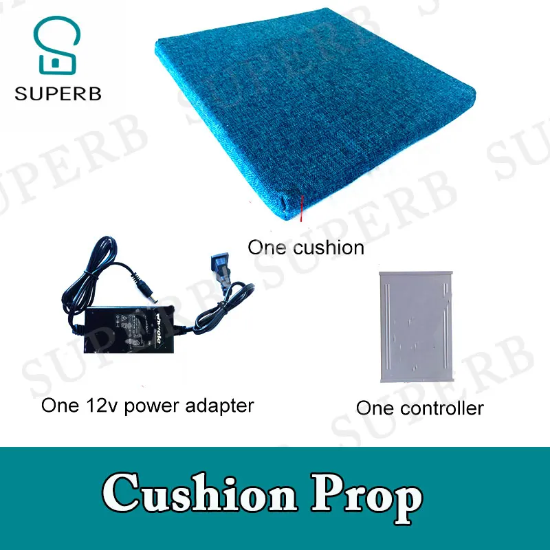 Superb escape room prop cushion prop sit on cushion to unlock sit down on chair pressure prop 2025 superb prop pressure sensor