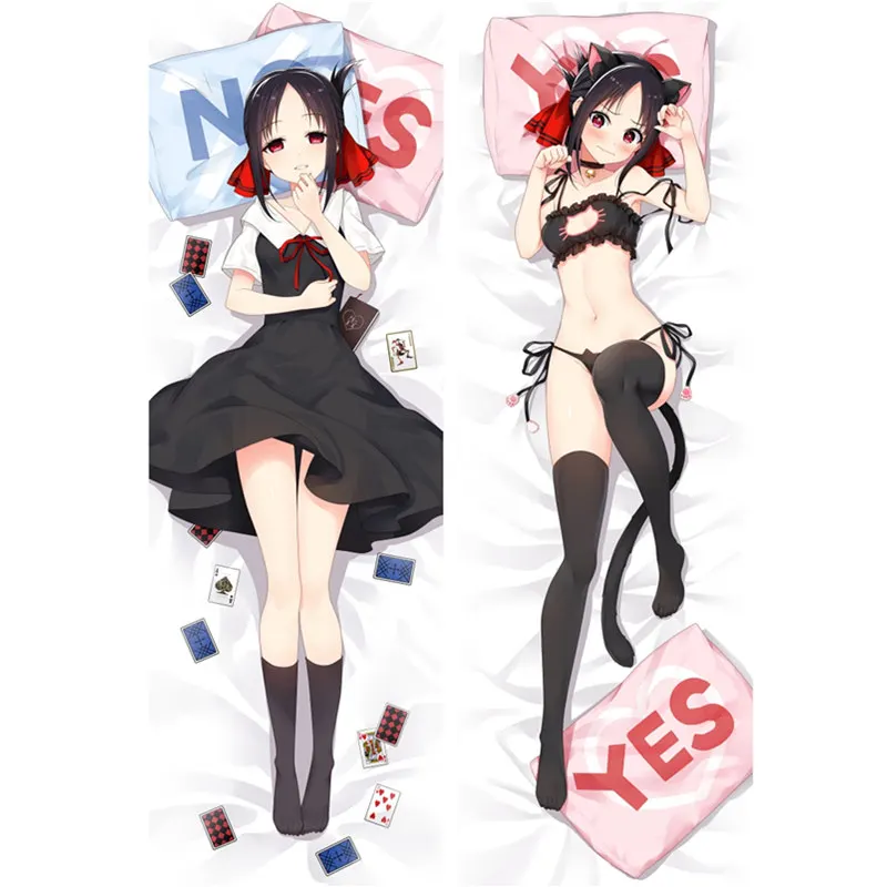 Anime Kaguya-sama: Love Is War Shinomiya Kaguya Dakimakura Hugging Body Pillow Cover Case 3D Two-Side Sexy Girl pillowcases Gift