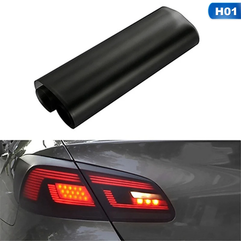 Car Headlight sticker Matte Black Headlight Taillight Fog Light Protection Film Head Lamp Decals Automotive Exterior 30*100CM