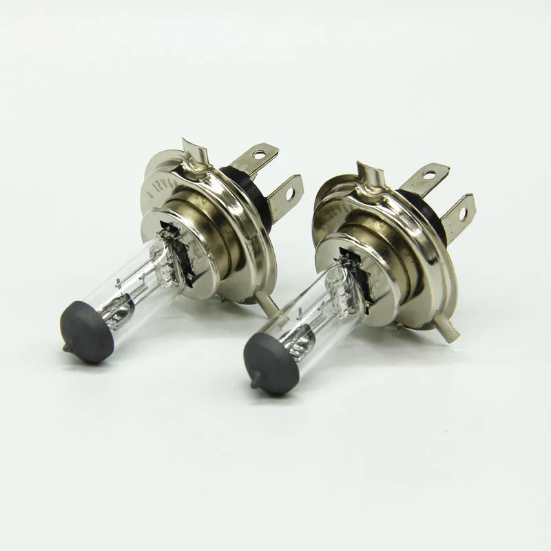 

10PCS quartz glass H4 12V 60/55W Halogen Light Car Bulb 4300K Super Bright Halogen Bulb Car Headlight Lamp 12V Car Bulb