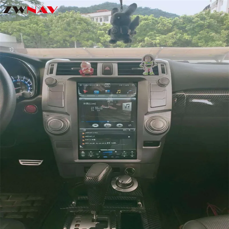 ZWNAV Android 12 For Toyota 4Runner 4+64G Vertical Tesla Screen Car Multimedia Player Navi Audio Radio Stereo Head Unit