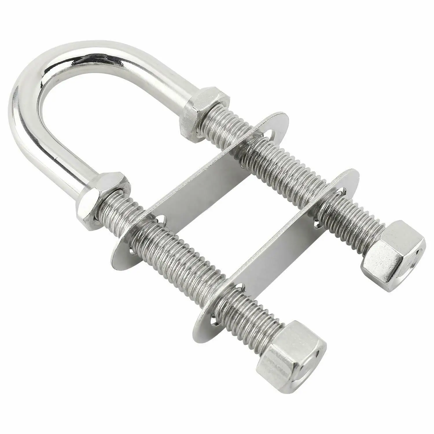 ISURE MARINE 2 pezzi in acciaio inox 304 arco occhio di poppa U-Bolt barca sartiame bitte M8 M10 M12