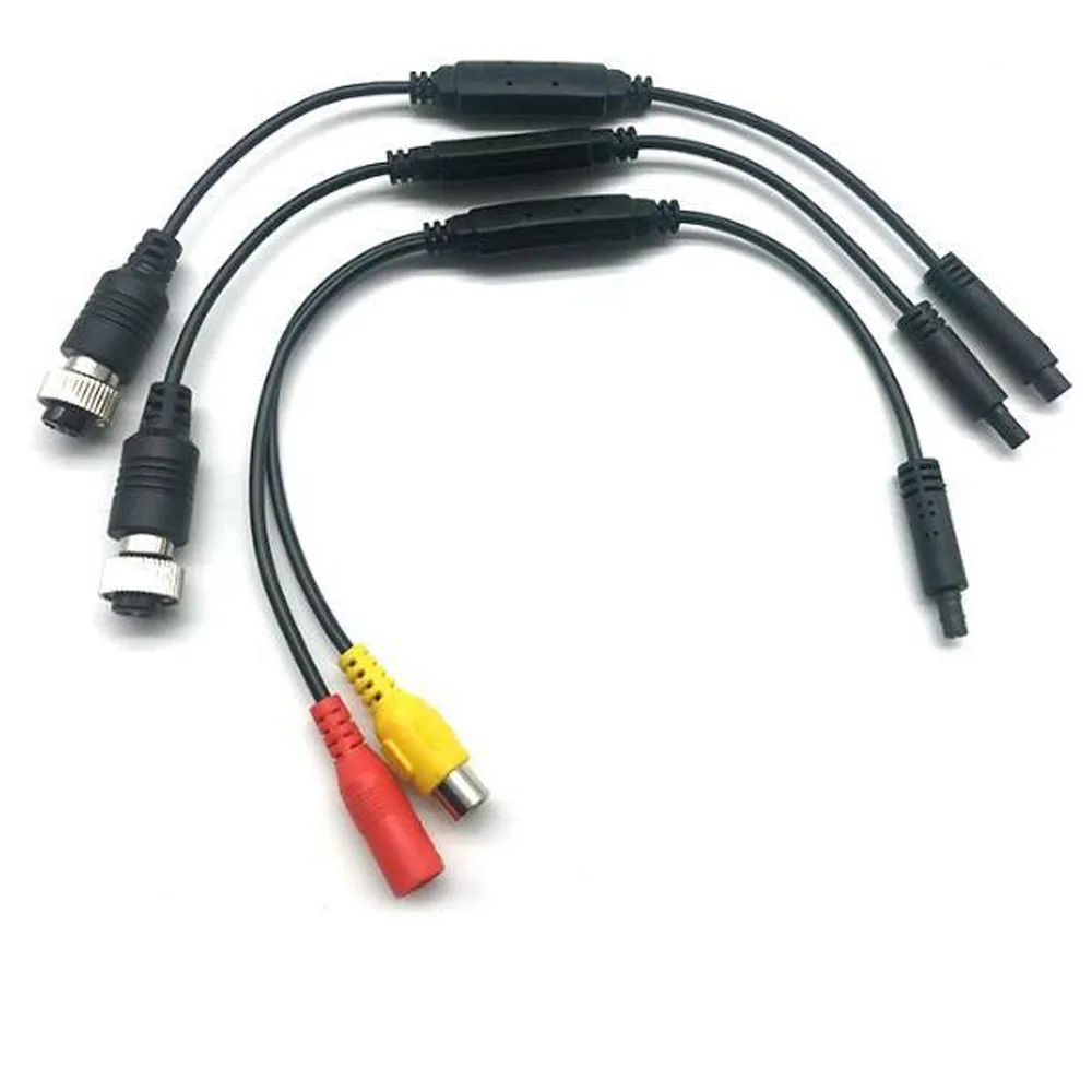 Car Video Cable RCA-4PIN For Car Rear View Camera Connect For Car Monitor DVD ,Free Shipping