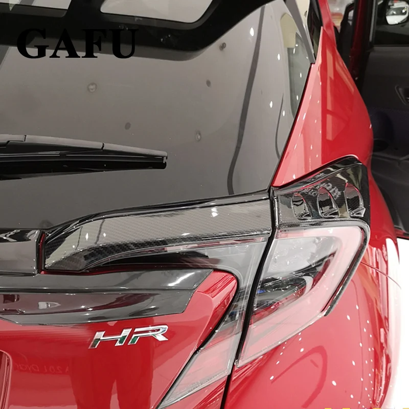 Dla Toyota CHR C HR 2017 2018 2019 2020 2021 2022 tylne wykończenie pokrywy lampy oświetleniowej osłona tylnego światła ochraniacz ramy naklejki stylizacji