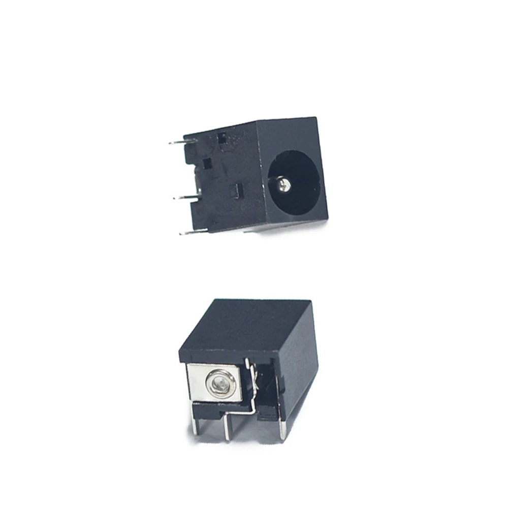 20PCS/LOT DC-044 5.5x2.1mm DC Power Jack Socket 3Pin Connector DC044 5.5*2.1mm DC Power Supply Interface 3-Pin Panel Mount Plug