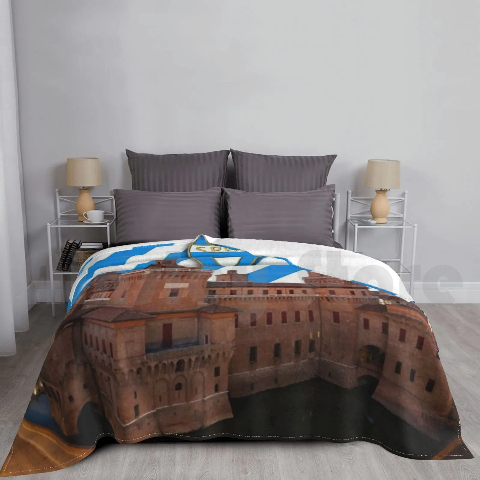 La Mia Ferrara Manta Moda Personalizado Ferrara Spal Castello Extèse Euro Club