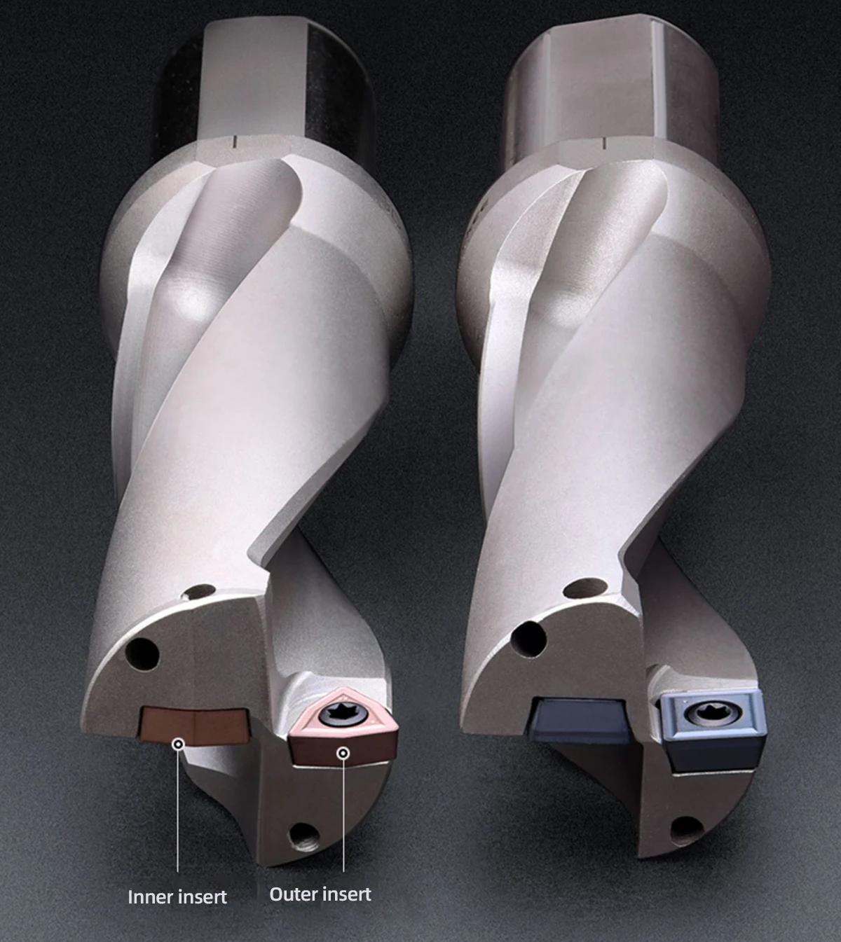 Bohrbohrer der KaKarot WC-Serie, Metallbohrer, Einsatzbohrer, 13 mm–50 mm Tiefe, 2D, 3D, 4D-Wendeschneidplatten, U-Bohrmaschinen, Drehmaschinen, CNC – Detail 12