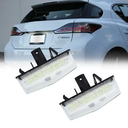 2Pcs Canbus Error Free Car LED Number License Plate Lights for Toyota Rav4 RAV 4 2018 2017 2016 2015 2014 2013
