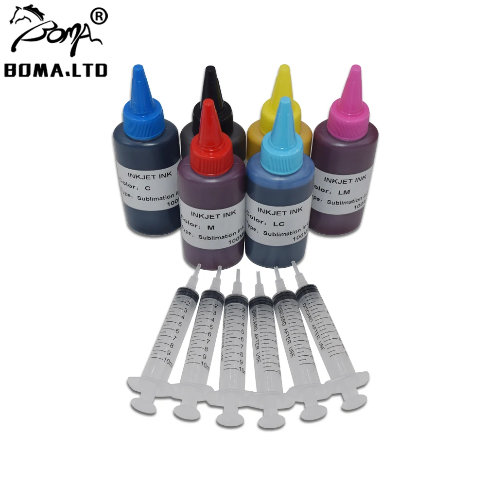 BOMA.LTD TX650 T59 TX700W TX710W TX720W TX800FW TX810FW TX820FWD Sublimation Ink For EPSON Artisan 1430 50 837 600 700 730 800