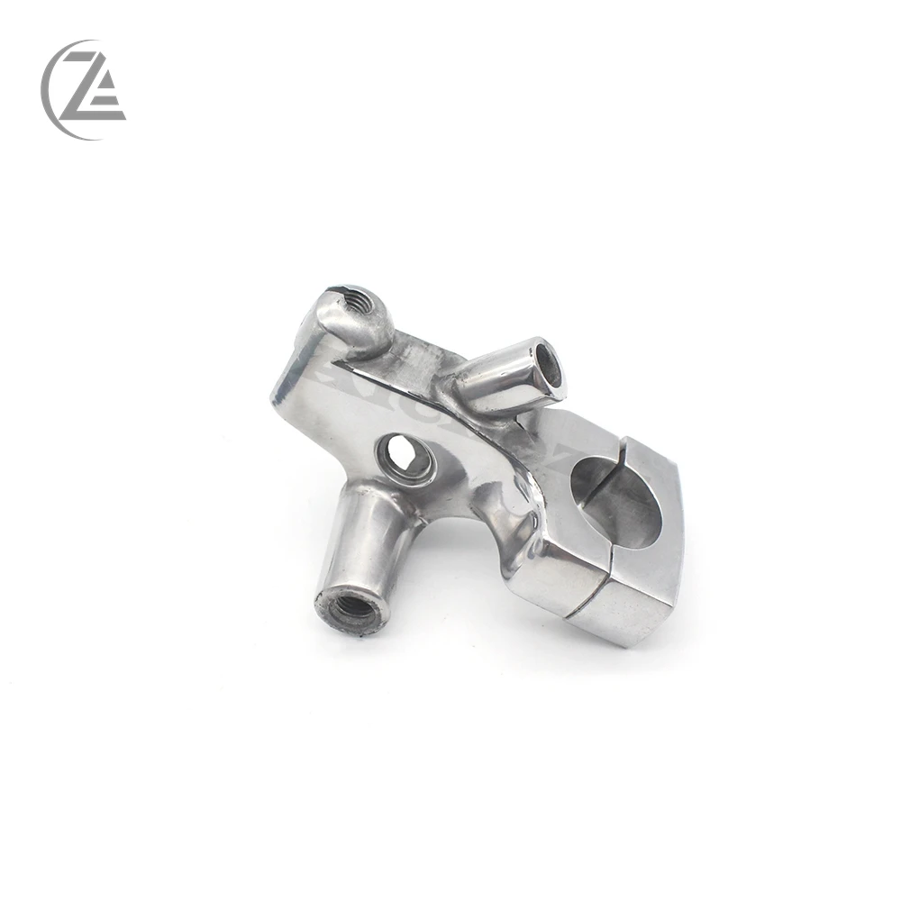 ACZ Motorcycle Chrome 25mm Mirror Base Mount Scooter Clutch Perch Holder For Honda Shadow 400 750 Steed 400 600 Magna 250 750 view 5