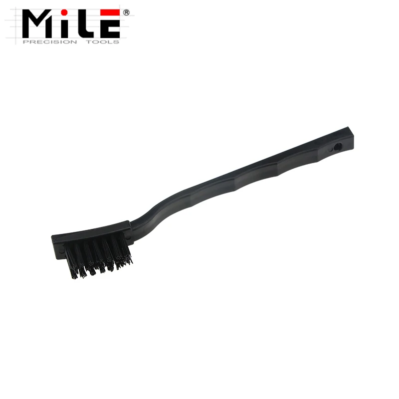 MILE Black Non Slip Handle PCB Rework ESD Anti Static Dust Brush 17cm For Mobile Phone Tablet PCB BGA