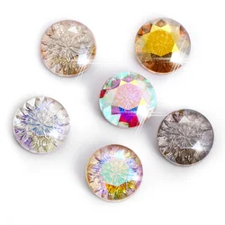 Pipatian Rivoli Rhinestone Nails Sticker K9 Glass Crystal Flat Back Glue Gems Crafts Gemstone for Nail Art Shiny Strass Trim