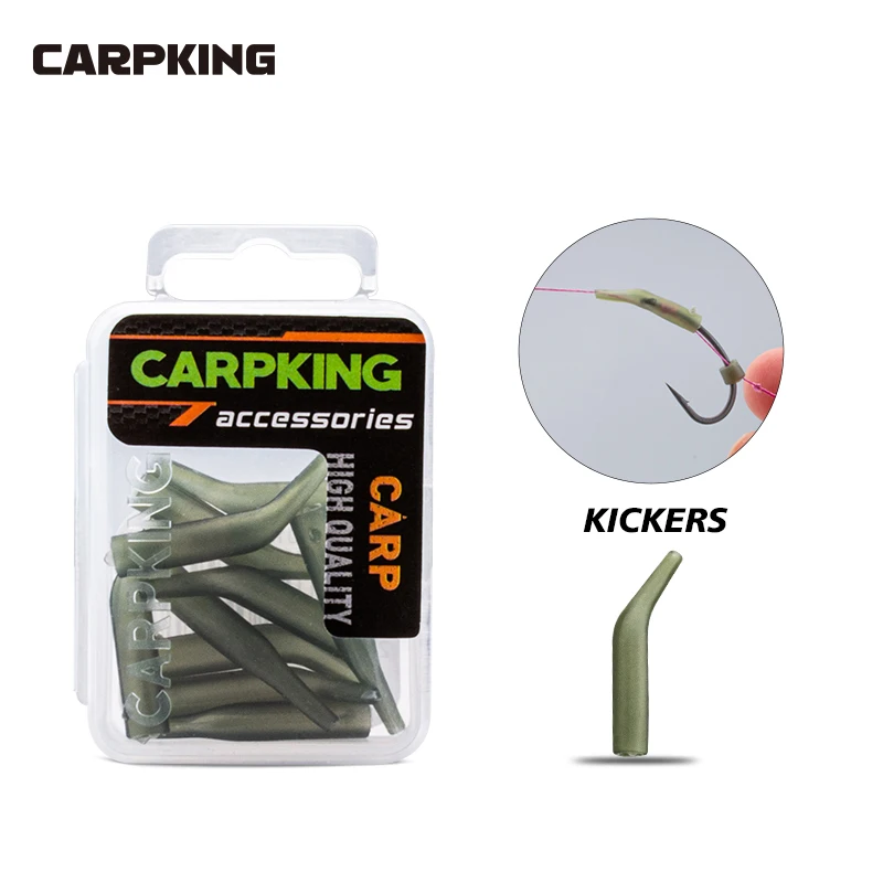 CARPKING D Rig Kickers Hooks Line Aligners Sleeve Anti Tangle Sleeve For Hair Ronnie Rigs End Tackle Carp Fishing Accessories