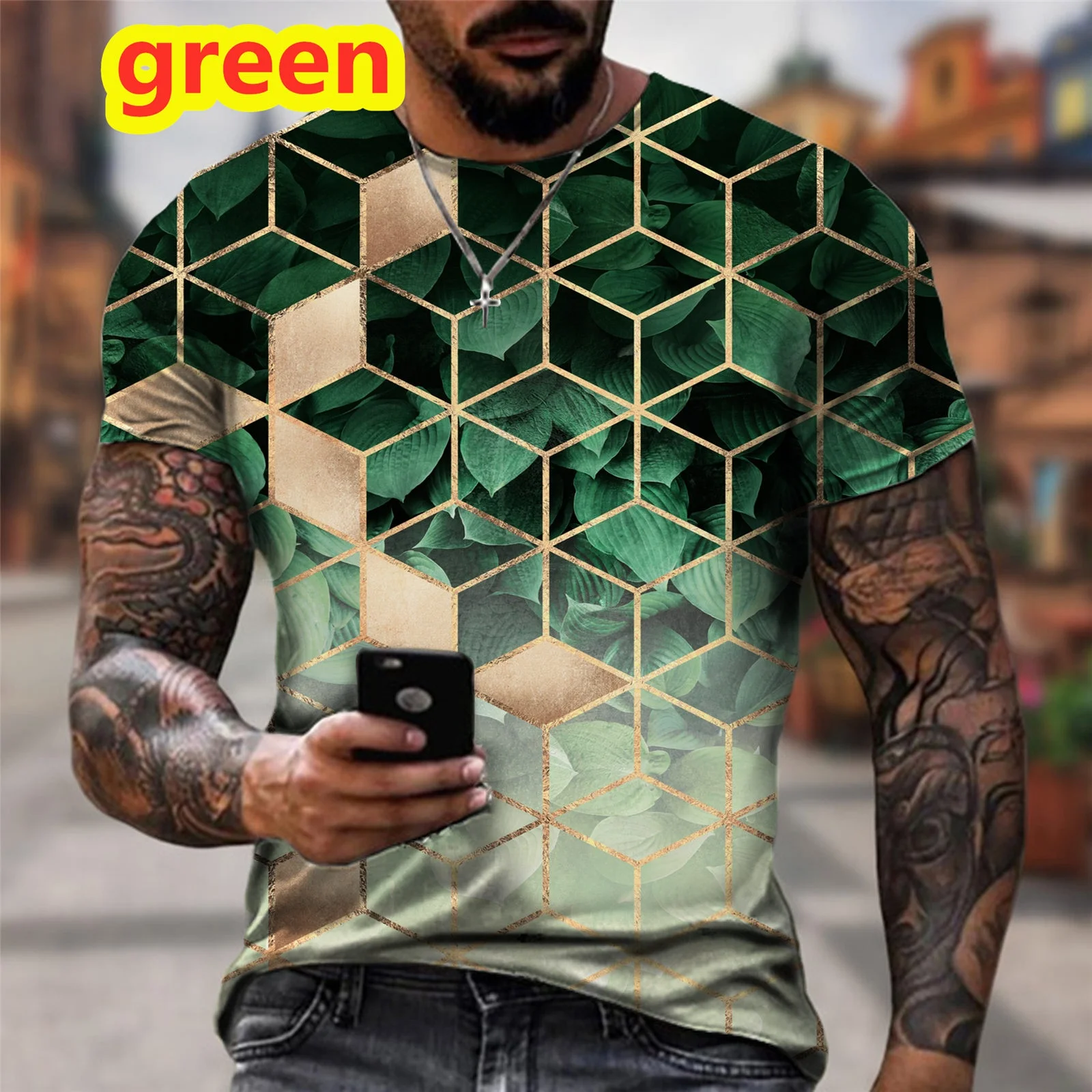 Moda unisex z nadrukiem 3D Vertigo T Shirt Zabawna koszulka z krótkim rękawem Mężczyźni/kobiety Topy Pullover