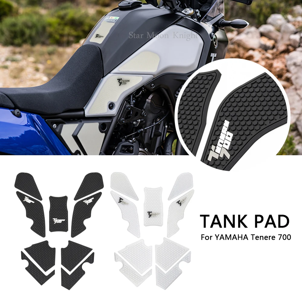 

Motorcycle Non-slip Side Fuel Tank Stickers Waterproof Pad Rubber Sticker FOR YAMAHA Tenere 700 T700 XTZ 700 XTZ 690 2019 2020