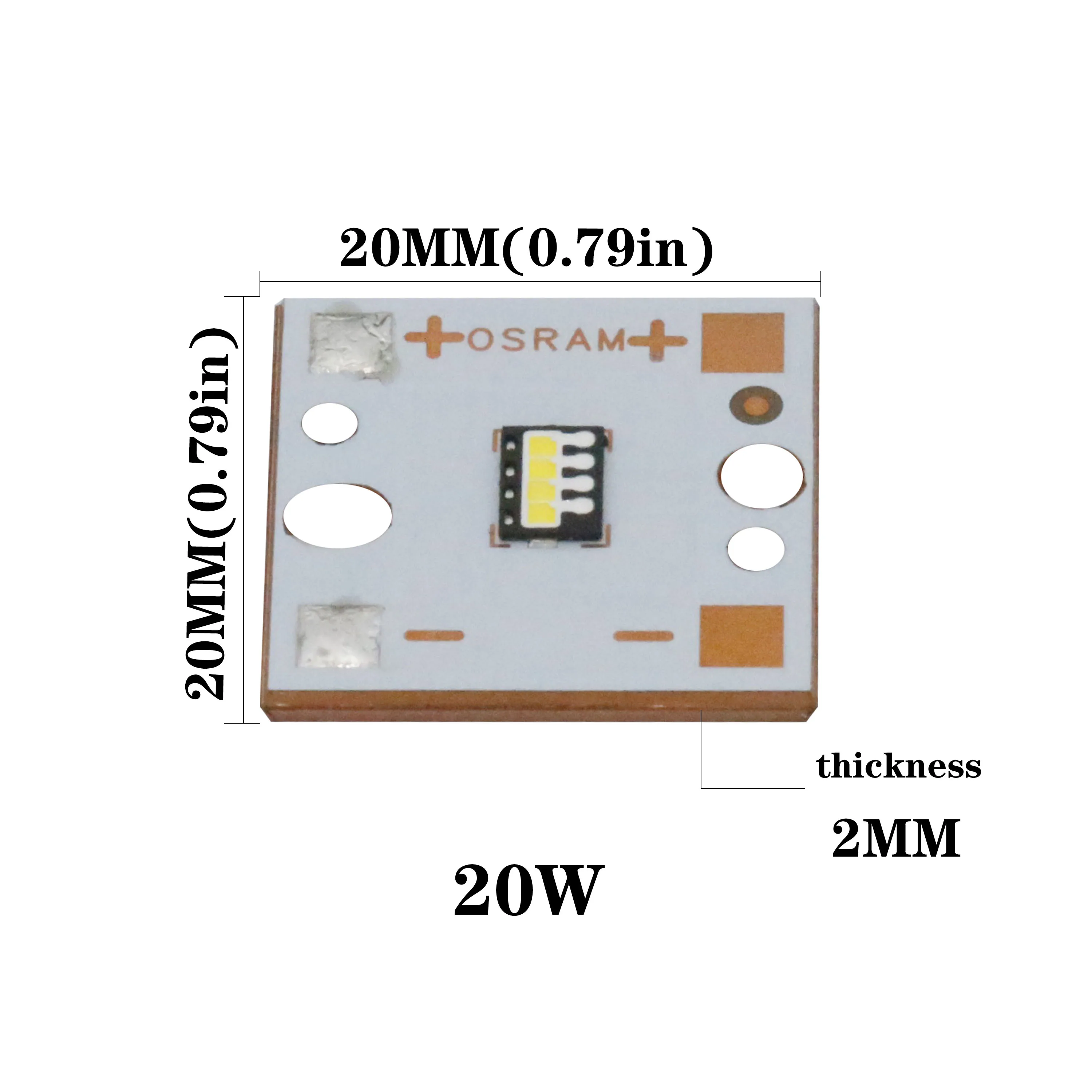 15 W 20 W 25 W Hochleistungs-LED-Licht, superhell, 6500 K, LED-Perlen, PCB-Röhrenlampe, Substrat, Kupfer, für Kfz-Scheinwerfer, DIY