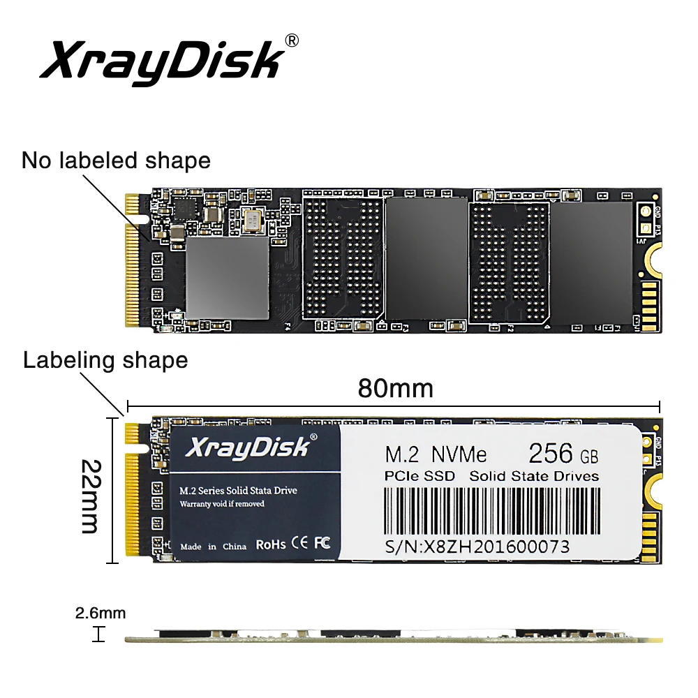 Imagem -05 - Xraydisk-unidade Interna de Estado Sólido para Laptop e Desktop Disco Rígido M.2 2280 Pcie Nvme Ssd 512gb 1tb Pro Gen 3x4 4x4