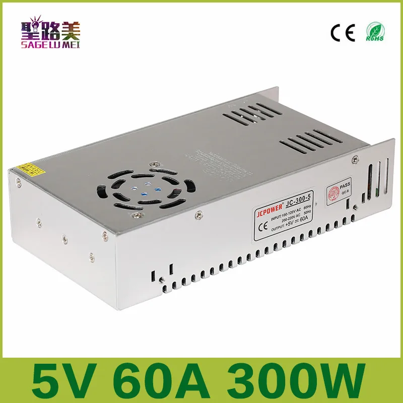 AC110V 220V a 12V 5V 24V 36V 48V 1A 3A 5A 6A 10A 15A 20A 30A 40A 50A 60A pantalla LED transformador cargador DC fuente de alimentación LED