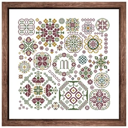 Kit punto croce modello Puzzle modello semplice 18ct 14ct 11ct tessuto bianco filo di cotone kit ricamo fai da te per principianti