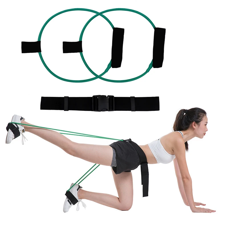 Booty Band Glute Blaster Belt Resistance Band For Gym Home Fitness Workout Legs Hip Butt Ankle Training