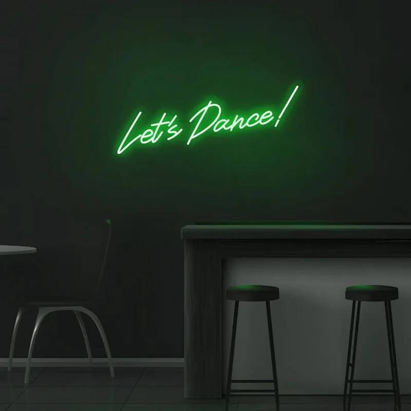 

Let's Dance Custom Led Neon Night Lights Sign For Room Bedroom Decor Wall Party Decoration Lighting Wedding Birthday