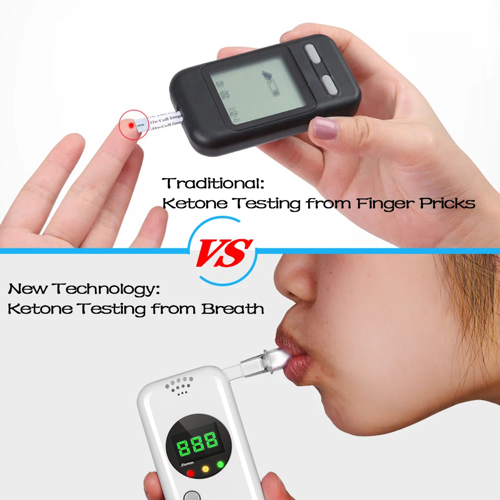 EEK-แบรนด์ความแม่นยำ Ketone Test Breath Ketone เมตร