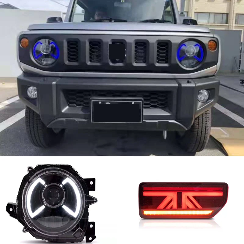 Car Bumper Headlight Tail Light Rear Light Brake Headlight Car Accessories Fog Lamp For Suzuki Jimny 2019 2020