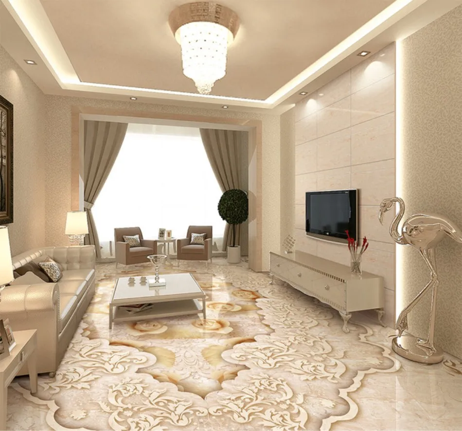 

wallpaper for floors 3 d for living room 3d floor painting wallpaper European jade marble pattern 3D relief floor marble floors