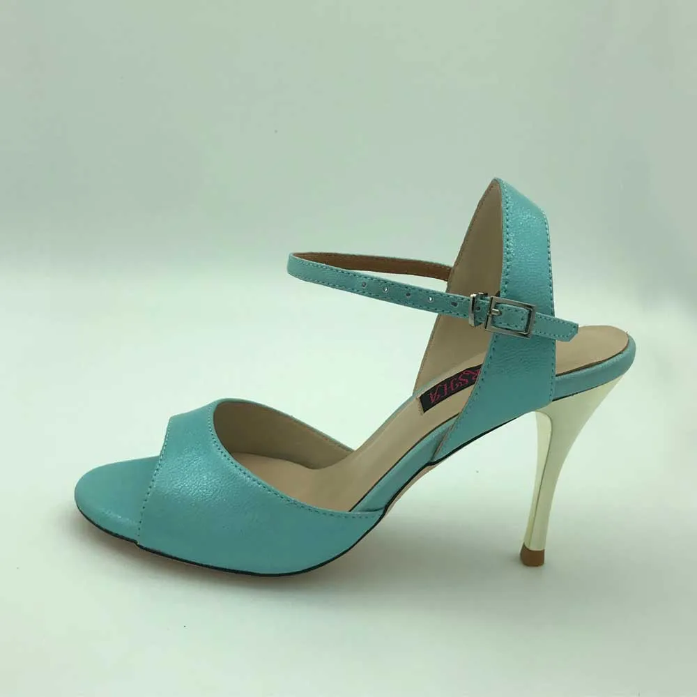 Argentina Tango Dance Shoes Party Shoes Wedding Shoes leather outsole T6290BLL 9cm heel 7.5cm available shipping free