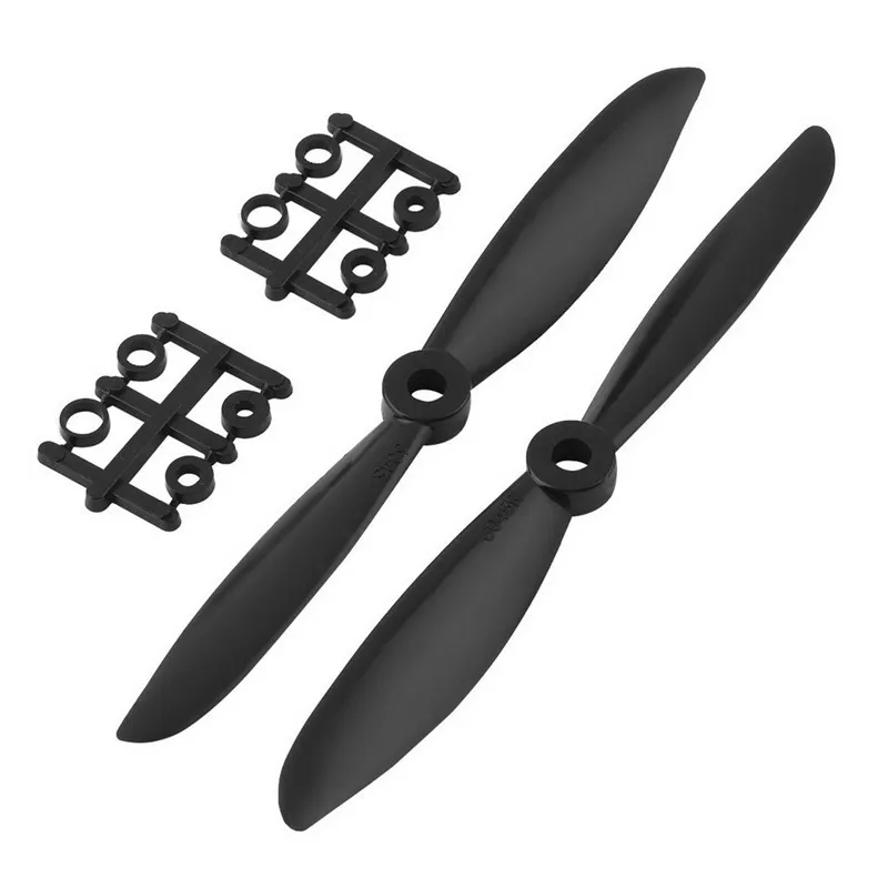 2Pcs Prop 5030 5045 6030 6045 8045 6x4.5 Black Propeller Props CW CCW For Quadcopter QAV250 New Sale