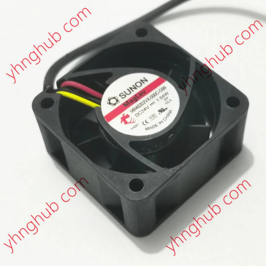 

SUNON MB40202VX-000C-G99 DC 24V 1.54W 40x40x20mm 3-Wire Server Cooling Fan