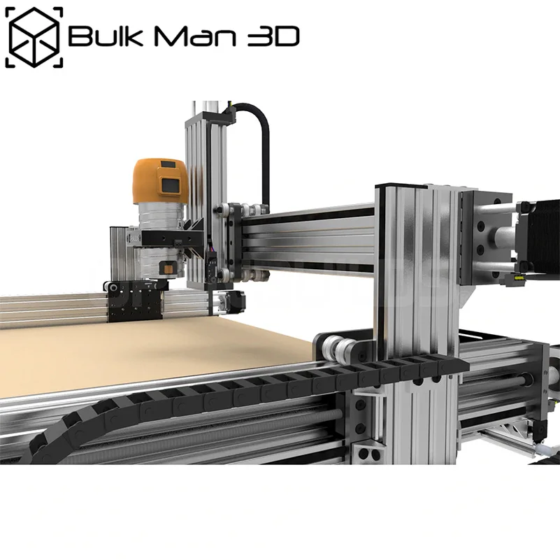 Imagem -06 - Lead Máquina Cnc Kit Mecânico Axis Screw Driven Faça Você Mesmo Madeira Metal Milling Gravador 20 Bulkman3d