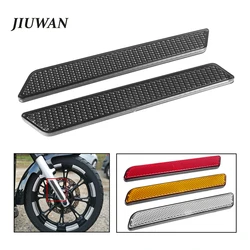 1 Pair Motorcycle Front Fork Reflector Lower Legs Slider Safety Warning Sticker For Harley Soft Tail 833 1200