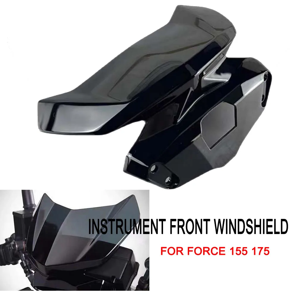 

Motorcycle ABS Windscreen Windshield For Yamaha Force155 Force175 Force 155 Force 175 Wind Air Deflector Fly Screen