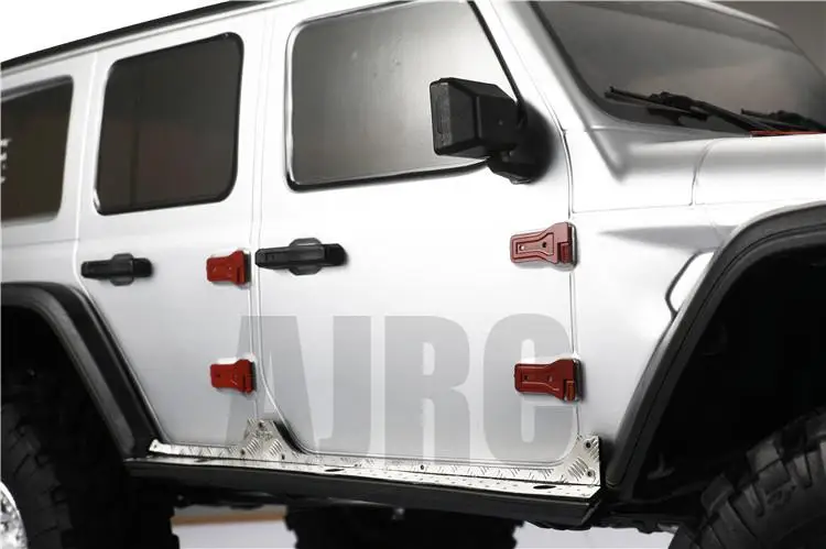 AXIAL SCX10 III Metal Hinges Wrangler Metal Hinges Red/Black/Silver Tailgate Door Cover Hinged Door Hinges AXI03007