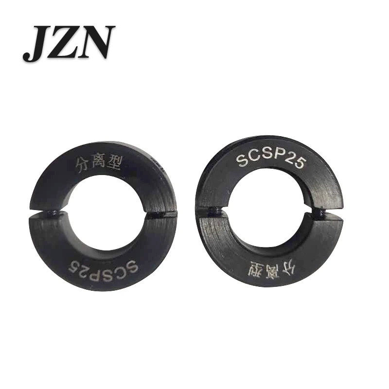 45 Steel Split Optical Axis SCSP Fixed Ring Stop Clamping Ring Clamp Shaft Bushing Bearing Positioning Stainless Steel