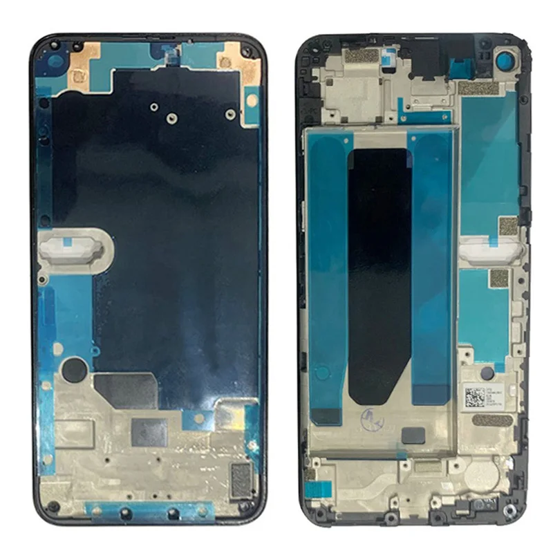 Carcaça de revestimento central de moldura lcd, bisel de metal para google pixel 4a 5g