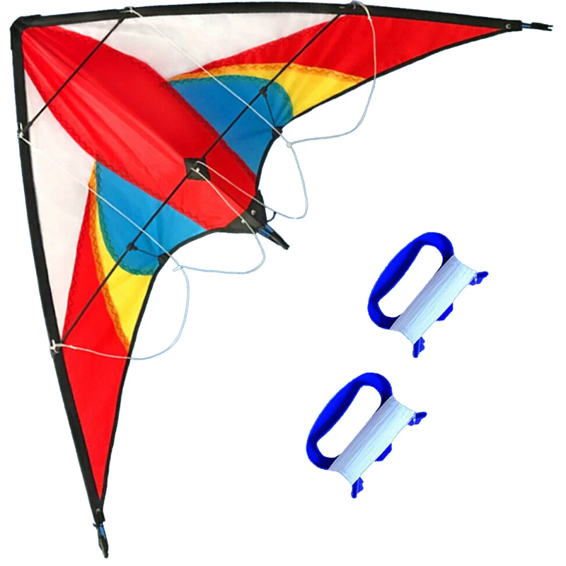 Outdoor Fun Sports 48 Inch Power Wind For Adults Dual Line Stunt Kites1.2m Kite With Handle And Line Good Flying