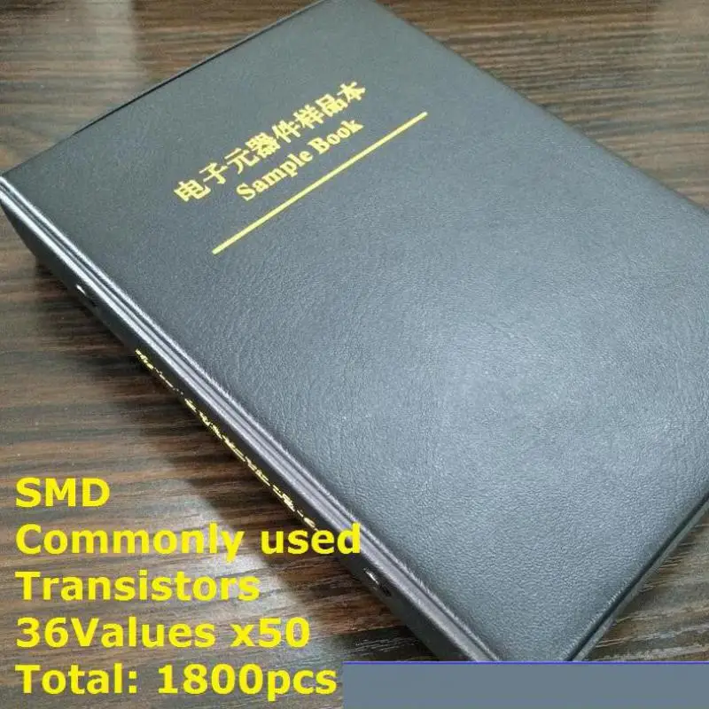 36 kinds x25 commonly used SMD Transistor Assortment Kit Assorted Sample Book