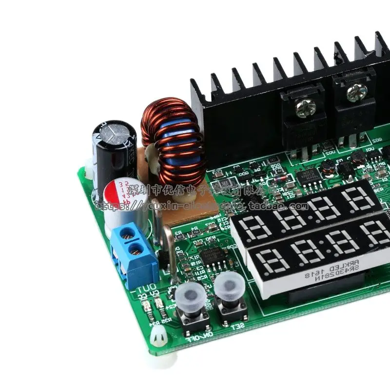 調整可能なステップダウンモジュール,32v5a 160w,デジタル制御,安定化電源