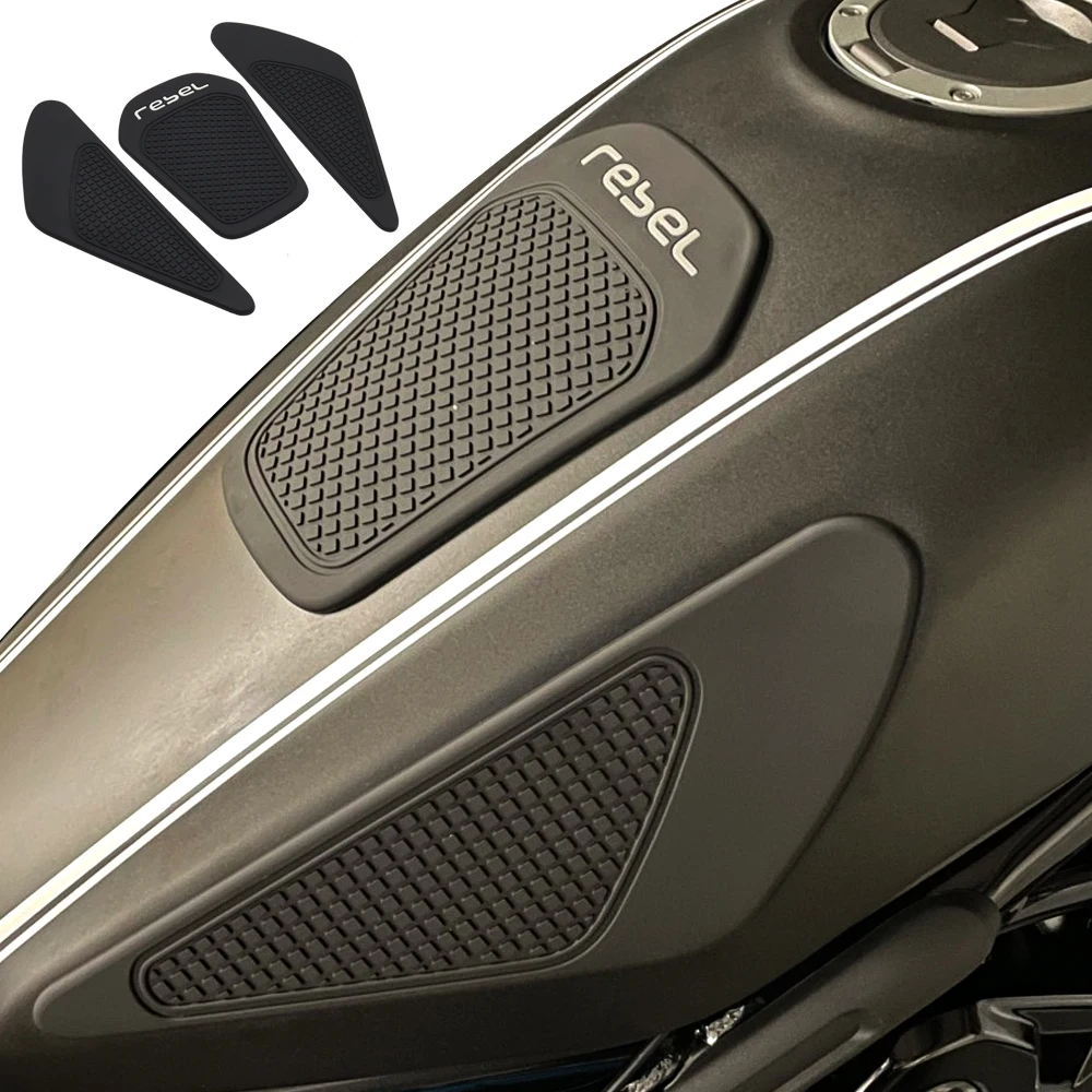 

New Motorcycle Tank Knee Pad Kit For Honda REBEL 500 300 CMX500 CMX300 REBEL500 REBEL300 2021 2020 2019 2018 2017