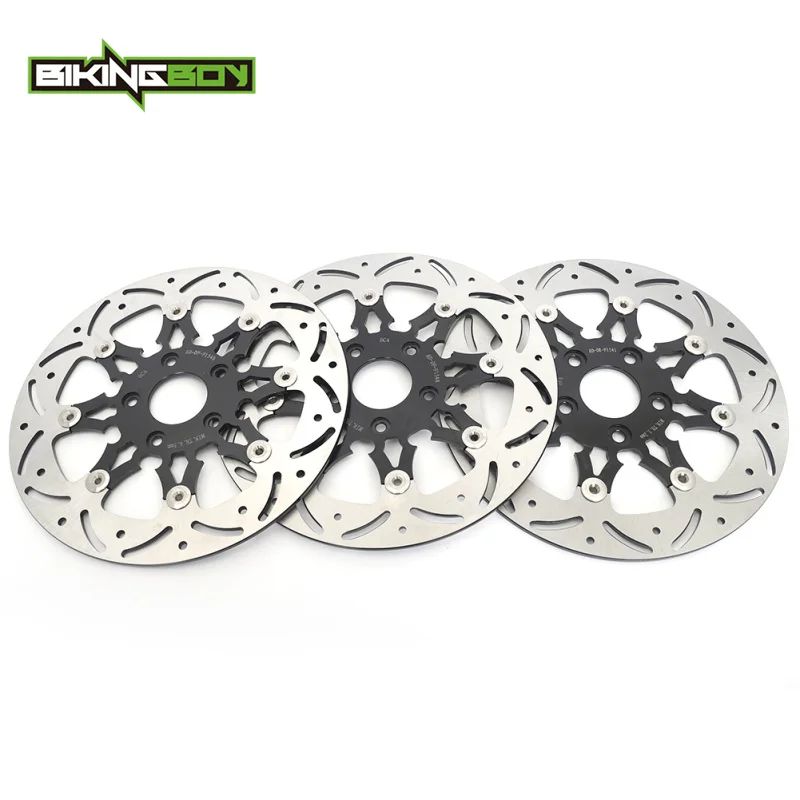 BIKINGBOY For Low Rider FXDL FXLR Super Glide FXD FXR Wide Glide FXDWG Sport Glide FXRT 84-99 98 Front Rear Brake Discs Rotors